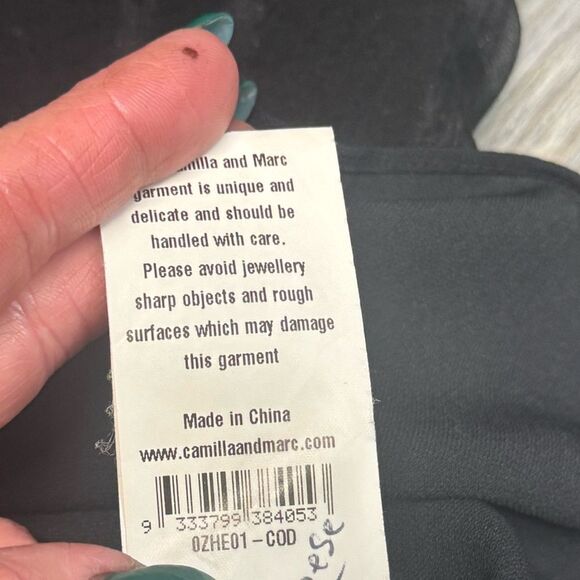 CAMILLA AND MARC women’s black Dallas baby doll Mini fit & flare mini dress sz 4 - Picture 6 of 7